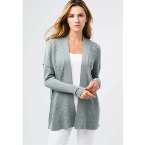 Kinross Cashmere Sage Green Cardigan